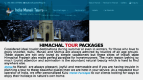 What Indiamanalitours.com website looked like in 2018 (5 years ago)