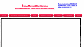 What Indianmermaidhairxtension.com website looked like in 2018 (5 years ago)