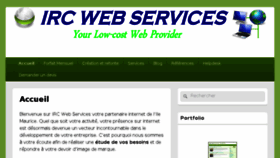 What Ircwebservices.com website looked like in 2018 (5 years ago)