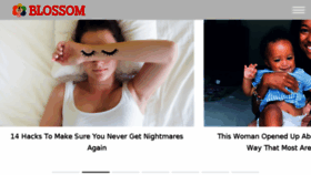 What Itsblossom.com website looked like in 2018 (7 years ago)