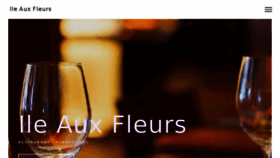 What Ile-aux-fleurs.fr website looked like in 2018 (5 years ago)