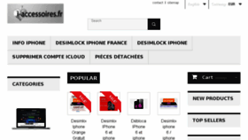 What I-accessoires.fr website looked like in 2018 (5 years ago)