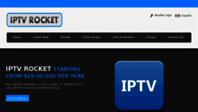 What Iptvrocket.is website looked like in 2018 (5 years ago)