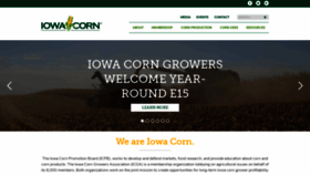 What Iowacorn.org website looked like in 2018 (5 years ago)
