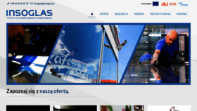 What Insoglas.pl website looked like in 2018 (5 years ago)