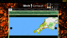 What Iwalkcornwall.co.uk website looked like in 2018 (5 years ago)