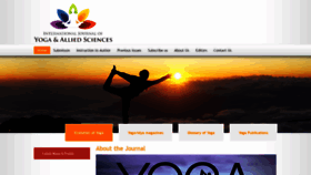 What Indianyoga.org website looked like in 2018 (5 years ago)