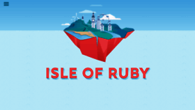 What Isleofruby.org website looked like in 2018 (6 years ago)