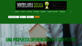 What Inmobiliariagocasa.com website looked like in 2018 (5 years ago)