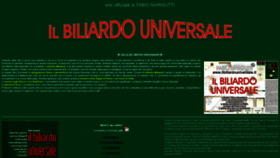 What Ilbiliardouniversale.it website looked like in 2018 (5 years ago)