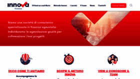 What Innovafinance.com website looked like in 2018 (7 years ago)