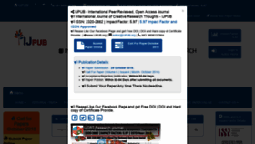 What Ijpub.org website looked like in 2018 (5 years ago)