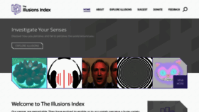 What Illusionsindex.org website looked like in 2018 (5 years ago)