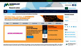 What Ijs.microbiologyresearch.org website looked like in 2018 (5 years ago)