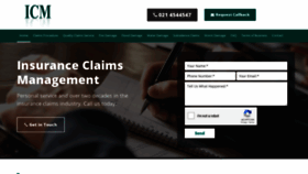 What Insuranceclaimsmanagement.ie website looked like in 2018 (5 years ago)