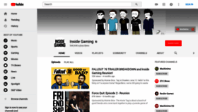 What Insidegamingdaily.com website looked like in 2018 (5 years ago)
