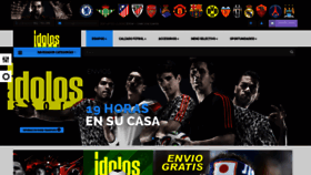 What Idolos-store.com website looked like in 2018 (5 years ago)