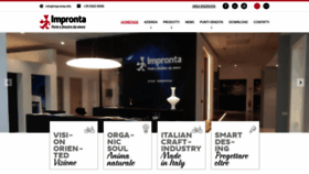 What Impronta.info website looked like in 2018 (5 years ago)