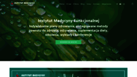 What Imf.pl website looked like in 2018 (5 years ago)