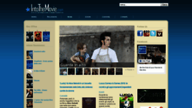 What Intothemovie.com website looked like in 2018 (5 years ago)