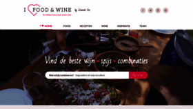 What Ilovefoodwine.nl website looked like in 2018 (5 years ago)