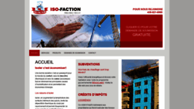 What Iso-faction.com website looked like in 2018 (5 years ago)