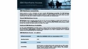 What Ibmmainframeaccess.com website looked like in 2018 (5 years ago)