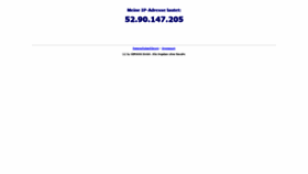 What Ipadresse.de website looked like in 2018 (5 years ago)