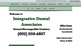 What Integrativedental.com website looked like in 2018 (5 years ago)