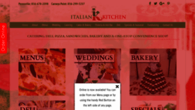 What Italiankitchenpennsville.com website looked like in 2018 (5 years ago)