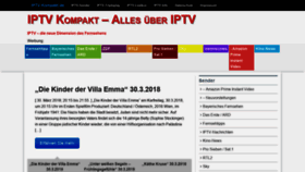 What Iptv-kompakt.de website looked like in 2018 (5 years ago)