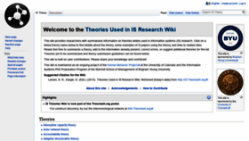 What Is.theorizeit.org website looked like in 2018 (5 years ago)