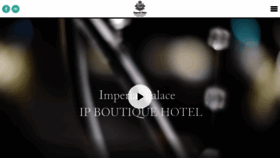 What Imperialpalaceboutiquehotel.com website looked like in 2018 (5 years ago)