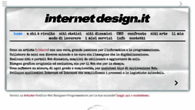 What Internetdesign.it website looked like in 2018 (5 years ago)