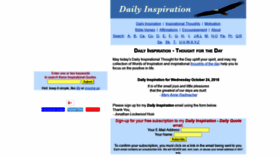 What Inspiration-daily.com website looked like in 2018 (5 years ago)
