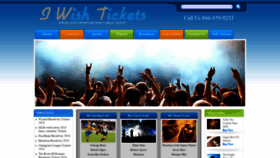 What Iwishtickets.com website looked like in 2018 (5 years ago)
