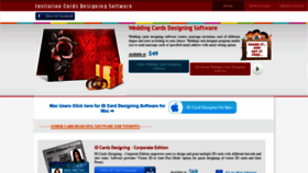 What Invitationcardsdesigningsoftware.com website looked like in 2018 (5 years ago)