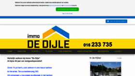 What Immodedijle.be website looked like in 2018 (5 years ago)
