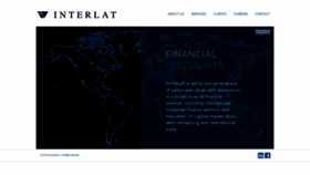 What Interlat.net website looked like in 2018 (5 years ago)