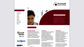 What Invenate.de website looked like in 2018 (5 years ago)