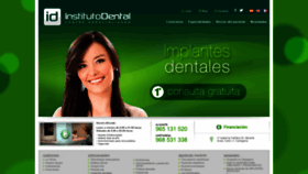 What Institutodental.net website looked like in 2018 (5 years ago)