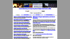What Improveseo.com website looked like in 2018 (5 years ago)