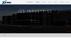 What Icsindustries.com.au website looked like in 2018 (5 years ago)