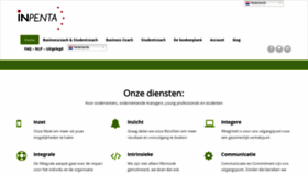 What Inpenta.nl website looked like in 2018 (7 years ago)