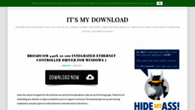 What Itsmydownload.com website looked like in 2018 (5 years ago)