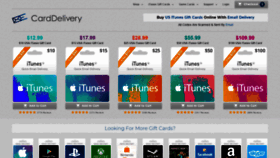What Itunescarddelivery.com website looked like in 2018 (5 years ago)