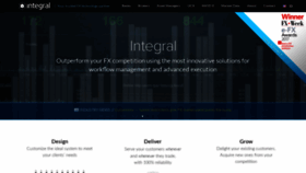 What Integral.com website looked like in 2018 (5 years ago)