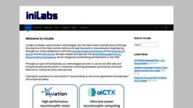 What Inilabs.com website looked like in 2018 (5 years ago)