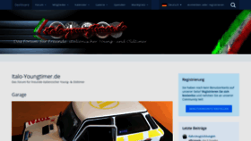 What Italo-youngtimer.de website looked like in 2018 (5 years ago)