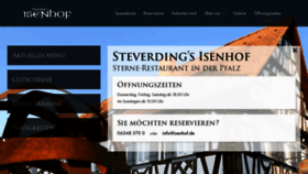 What Isenhof.de website looked like in 2018 (5 years ago)